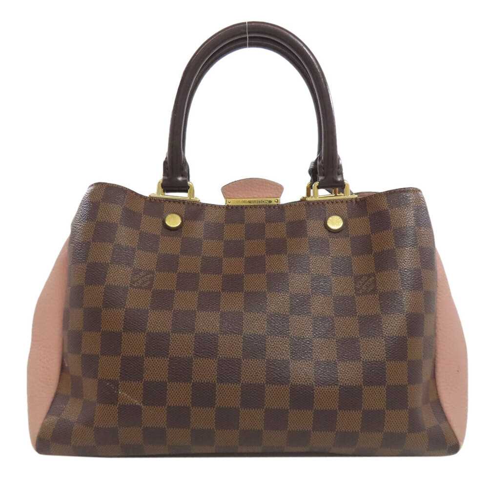 Louis Vuitton Brittany Handbag Canvas Damier Brown